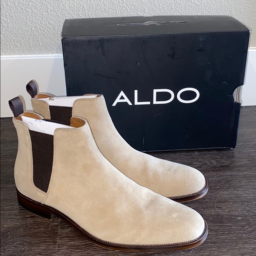 Aldo Astaria-r Chelsea Boot: Taupe/Tan